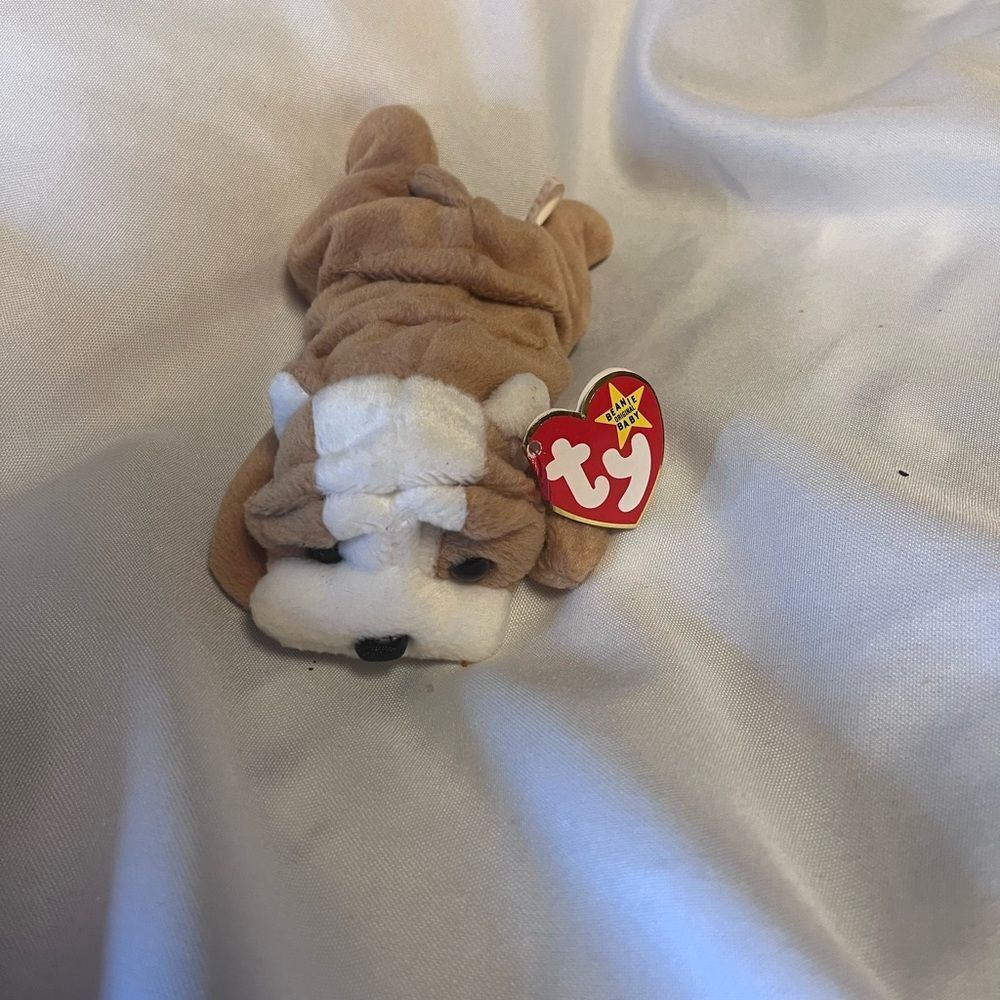 Ty Brown and White Stuffed Animal